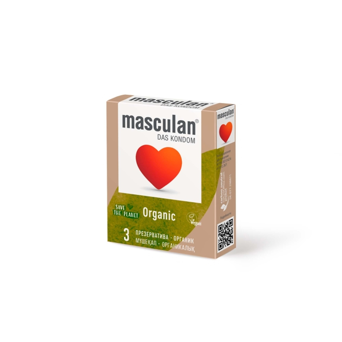 Презервативы "Masculan Organic" классические, 3шт 