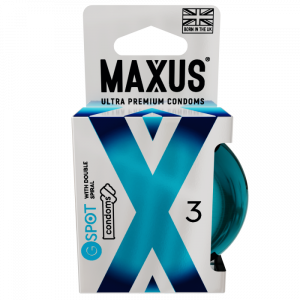Презервативы для стимуляции G-точки "Maxus G-Spot" двойная спираль, 3шт